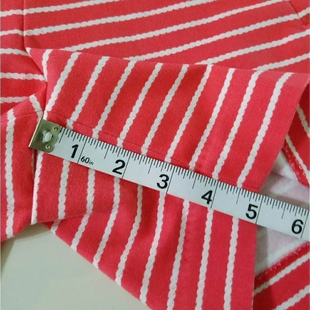 J. Crew Stretch Chino Nautical Striped Shorts